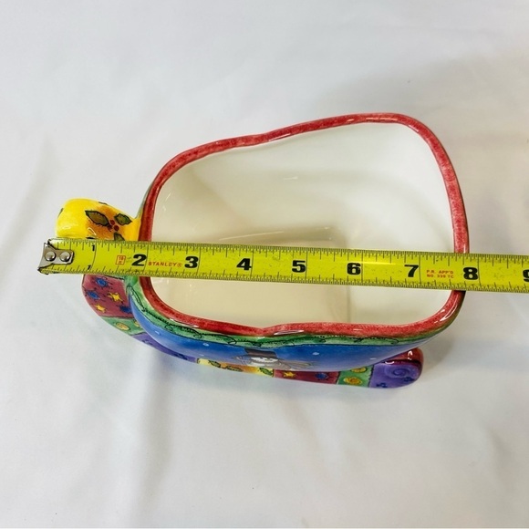 Sanyo The Sweet Shoppe Sleigh By Sue Zipkion Candy Dish Christmas Snowman - Picture 9 of 13